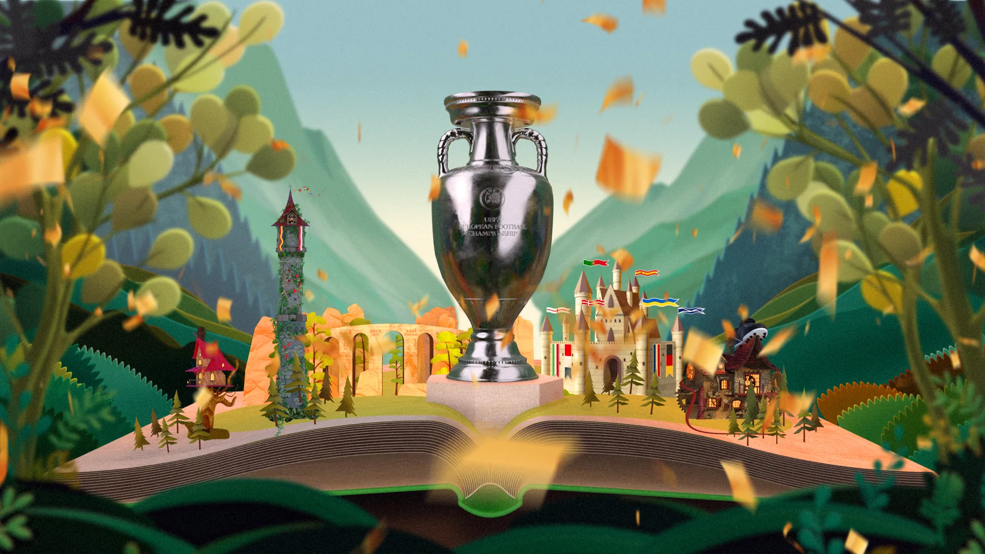 ITV Euro 2024 Titles - Dynamic broadcast titles and motion graphics package for ITV's coverage of Euro 2024, featuring bold typography and energetic football-inspired animations.